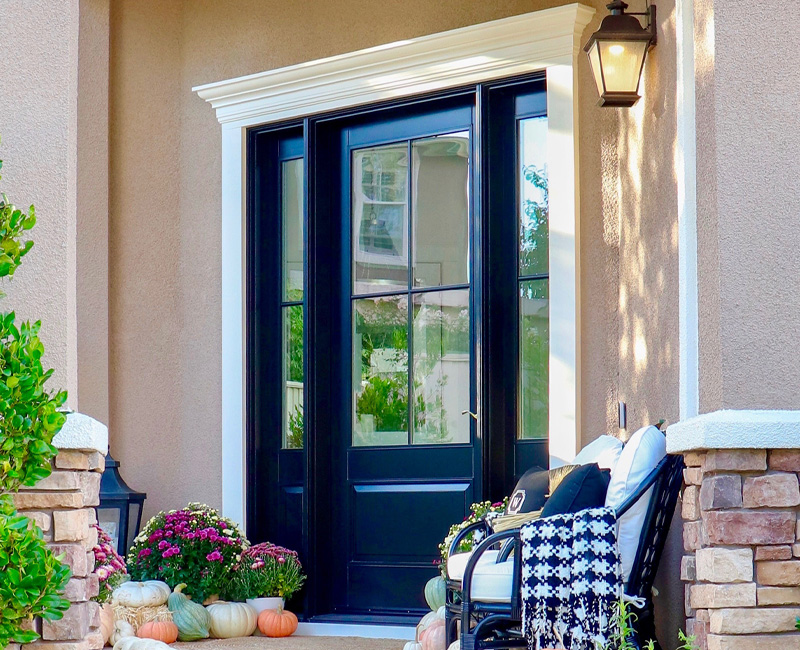 Andersen Entranceway | Transom Windows and Doors | Andersen Windows Certified Contractor